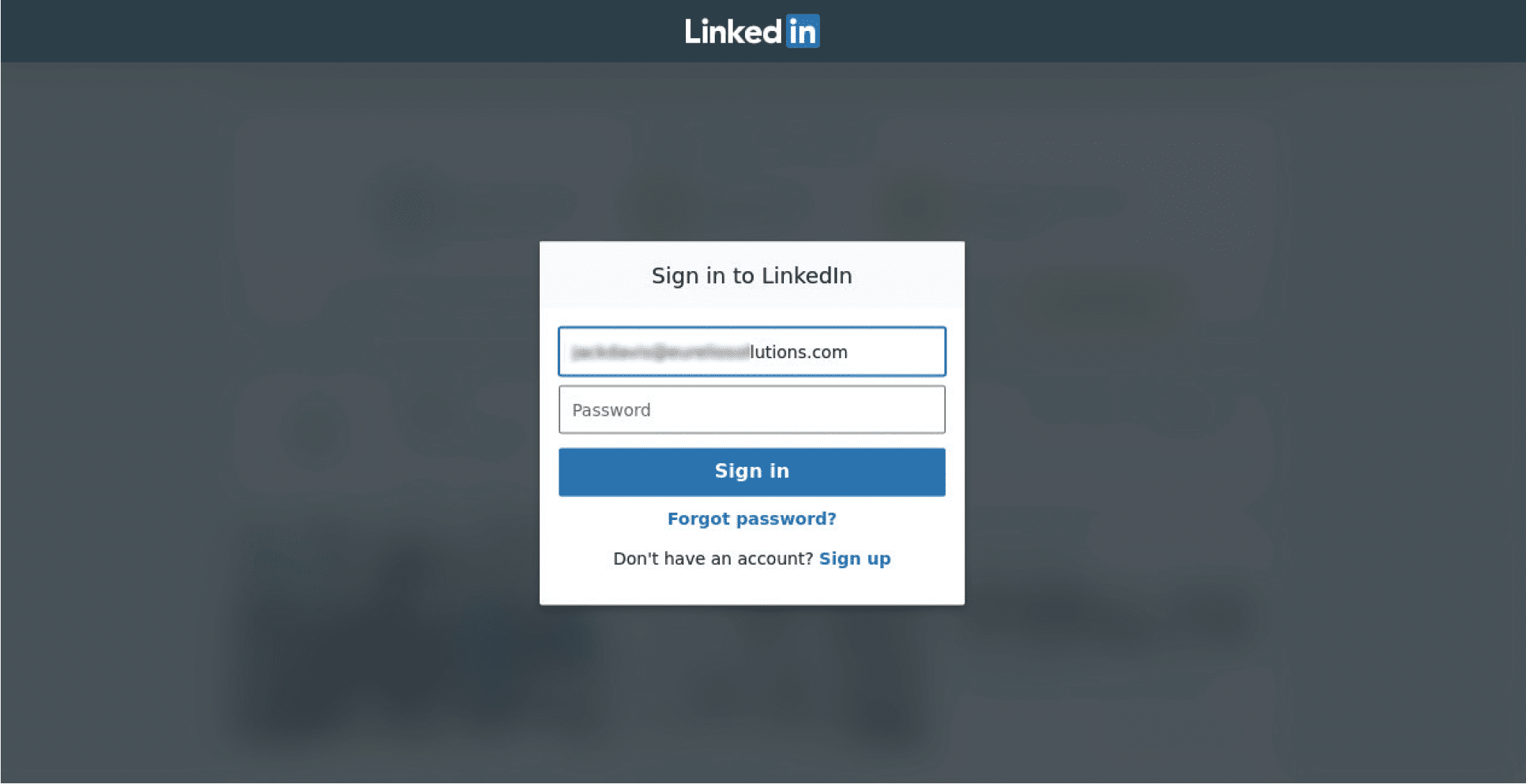 LinkedIn Phishing Attack